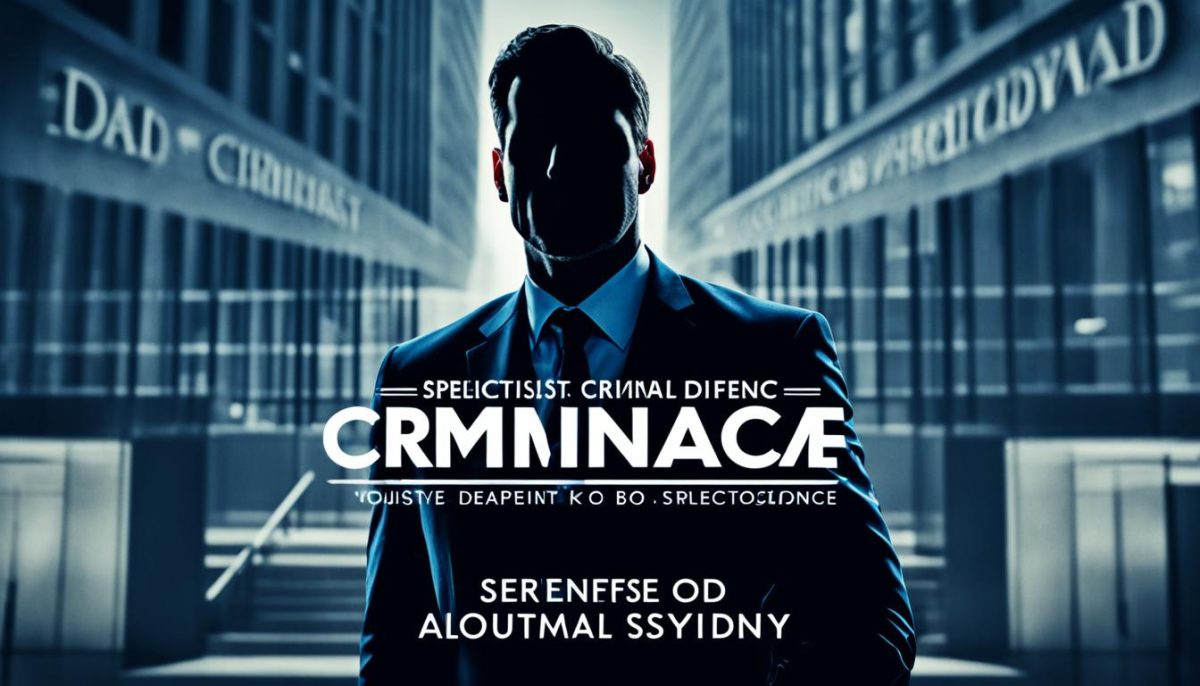 specialist criminal defence Sydney